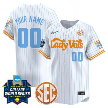Personalized TV Softball 2026 World Series (WCWS) Vapor Premier Limited Custom Jersey - Stitched - Pinstripe Stitched