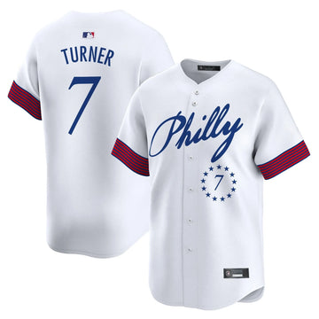 Personalized PP 2026 Independence Day Vapor Premier Limited Jersey V2 - Stitched - White / Trea Turner Stitched