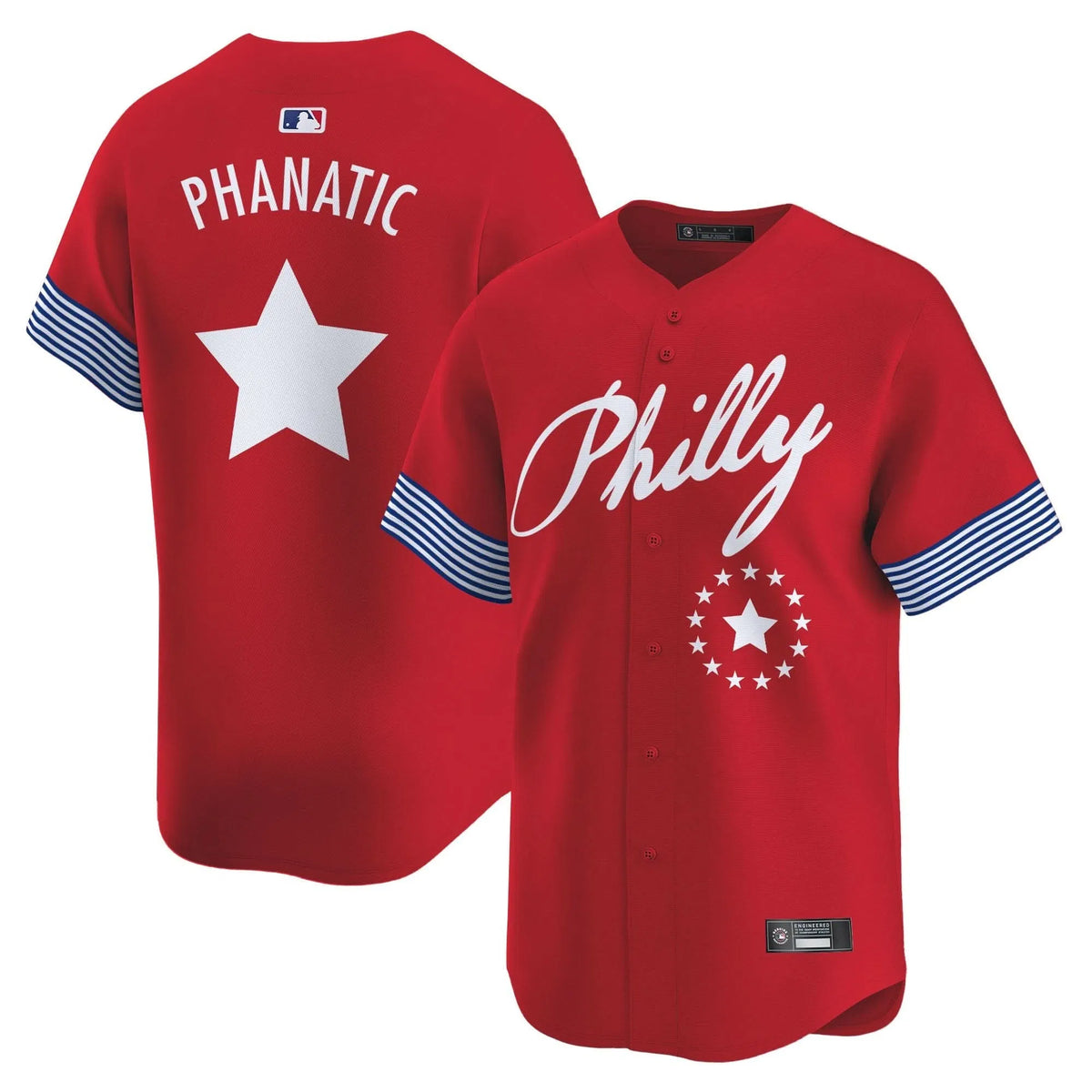 Personalized PP 2026 Independence Day Vapor Premier Limited Jersey V2 - Stitched - Red / Phanatic Stitched