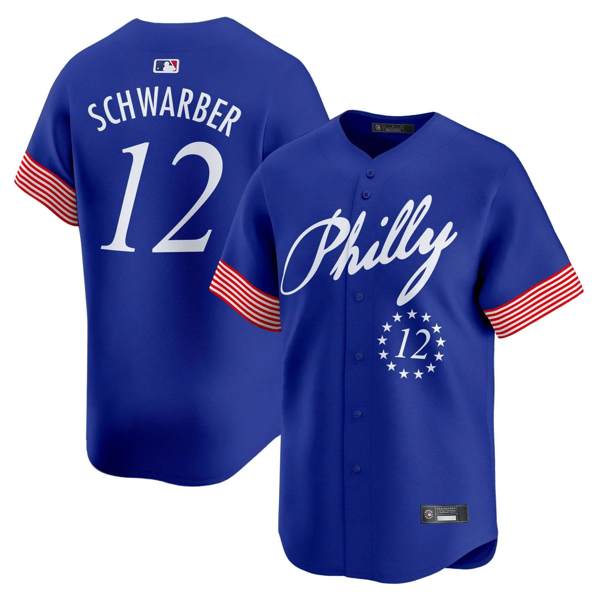 Personalized PP 2026 Independence Day Vapor Premier Limited Jersey V2 - Stitched - Royal / Kyle Schwarber Stitched
