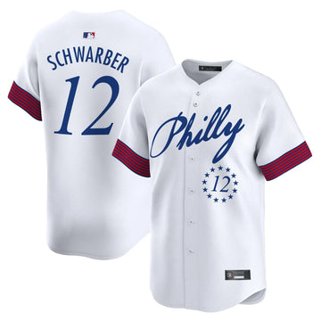 Personalized PP 2026 Independence Day Vapor Premier Limited Jersey V2 - Stitched - White / Kyle Schwarber Stitched