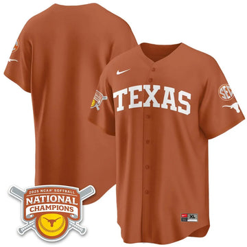 Personalized TL Softball 2026 World Series Champions Limited Jersey - Stitched - Orange / Team Stitched
