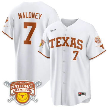 Personalized TL Softball 2026 World Series Champions Limited Jersey - Stitched - White / Ashton Maloney - 7 Stitched