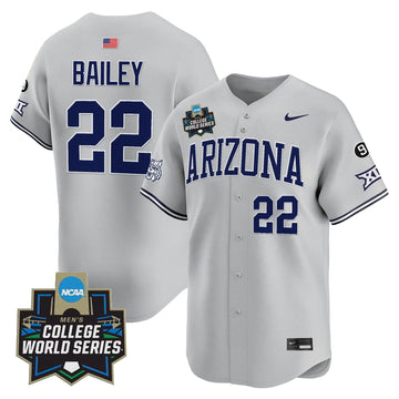 Personalized ARIZ 2026 World Series Vapor Premier Limited Jersey - Stitched - Gray / Smith Bailey Stitched