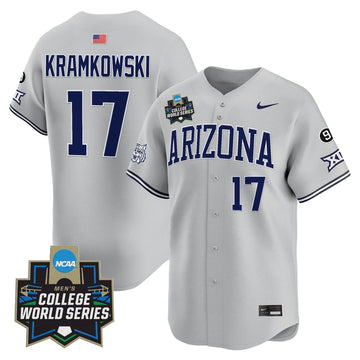 Personalized ARIZ 2026 World Series Vapor Premier Limited Jersey - Stitched - Gray / Owen Kramkowski Stitched