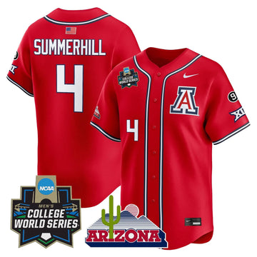 Personalized ARIZ 2026 World Series Vapor Premier Limited Jersey - Stitched - Red / Brendan Summerhill Stitched