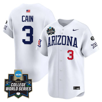 Personalized ARIZ 2026 World Series Vapor Premier Limited Jersey - Stitched - White / Andrew Cain Stitched
