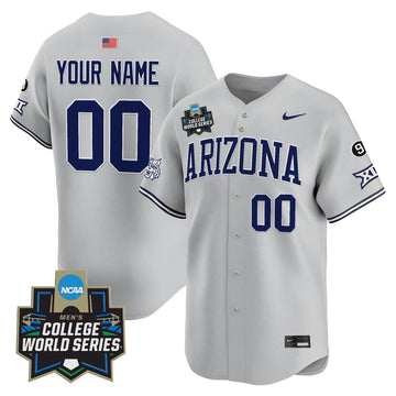 Personalized ARIZ 2026 World Series Vapor Premier Limited Custom Jersey - Stitched - Gray Stitched