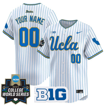 Personalized UCLA 2026 World Series Vapor Premier Limited Custom Jersey - Stitched - Pinstripe Stitched