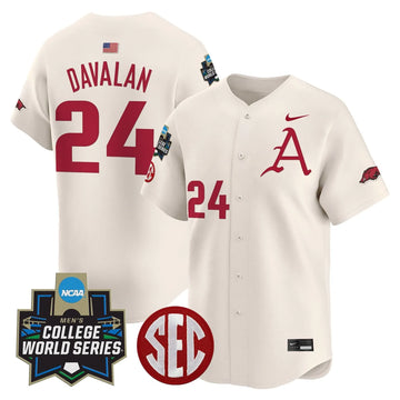 Personalized AR 2026 World Series Vapor Premier Limited Jersey - Stitched - Cream / Charles Davalan Stitched