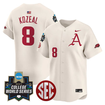 Personalized AR 2026 World Series Vapor Premier Limited Jersey - Stitched - Cream / Cam Kozeal Stitched