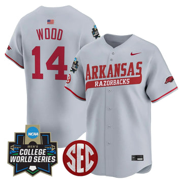Personalized AR 2026 World Series Vapor Premier Limited Jersey - Stitched - Gray / Gage Wood Stitched