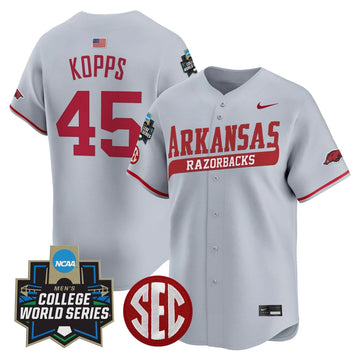 Personalized AR 2026 World Series Vapor Premier Limited Jersey - Stitched - Gray / Kevin Kopps Stitched