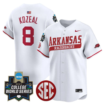 Personalized AR 2026 World Series Vapor Premier Limited Jersey - Stitched - White / Cam Kozeal Stitched