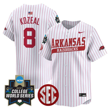 Personalized AR 2026 World Series Vapor Premier Limited Jersey - Stitched - Pinstripe / Cam Kozeal Stitched
