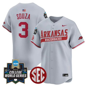 Personalized AR 2026 World Series Vapor Premier Limited Jersey - Stitched - Gray / Nolan Souza Stitched