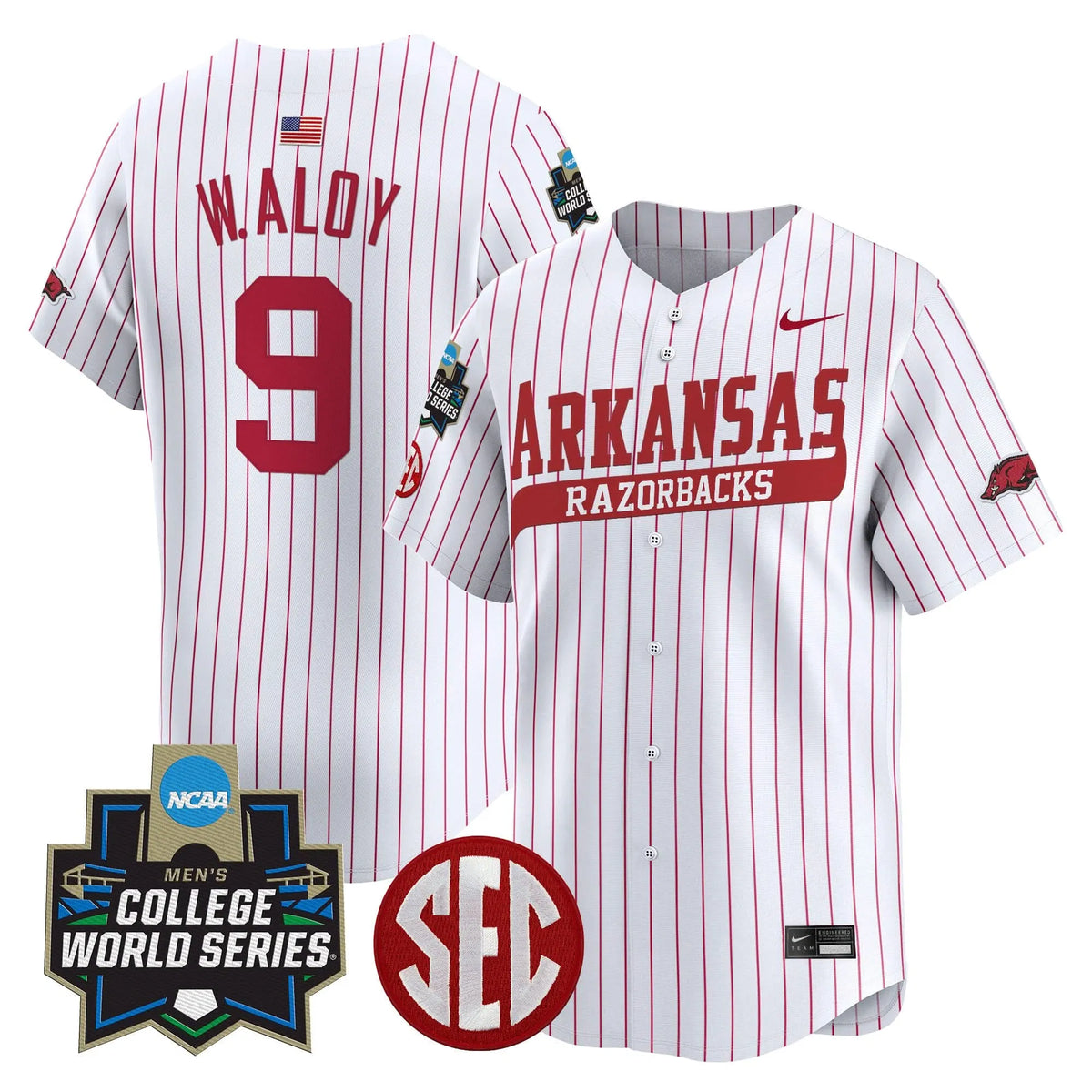Personalized AR 2026 World Series Vapor Premier Limited Jersey - Stitched - Pinstripe / Wehiwa Aloy Stitched