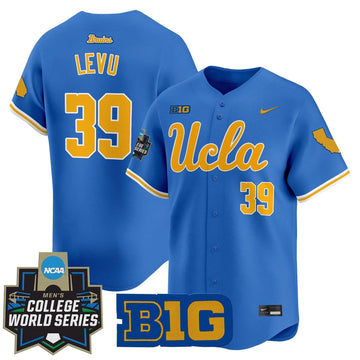 Personalized UCLA 2026 World Series Vapor Premier Limited Jersey - Stitched - Blue / Mulivai Levu Stitched