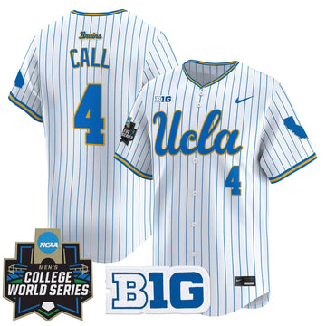 Personalized UCLA 2026 World Series Vapor Premier Limited Jersey - Stitched - Pinstripe / Phoenix Call Stitched