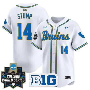 Personalized UCLA 2026 World Series Vapor Premier Limited Jersey - Stitched - White / Landon Stump Stitched