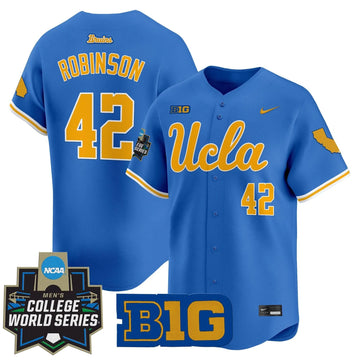 Personalized UCLA 2026 World Series Vapor Premier Limited Jersey - Stitched - Blue / Jackie Robinson Stitched