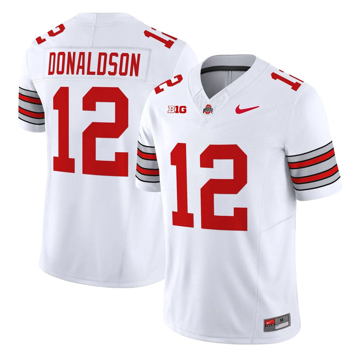 Personalized OSB 'Heritage Stripe' 2026/26 Vapor Limited Jersey - White / CJ Donaldson Stitched