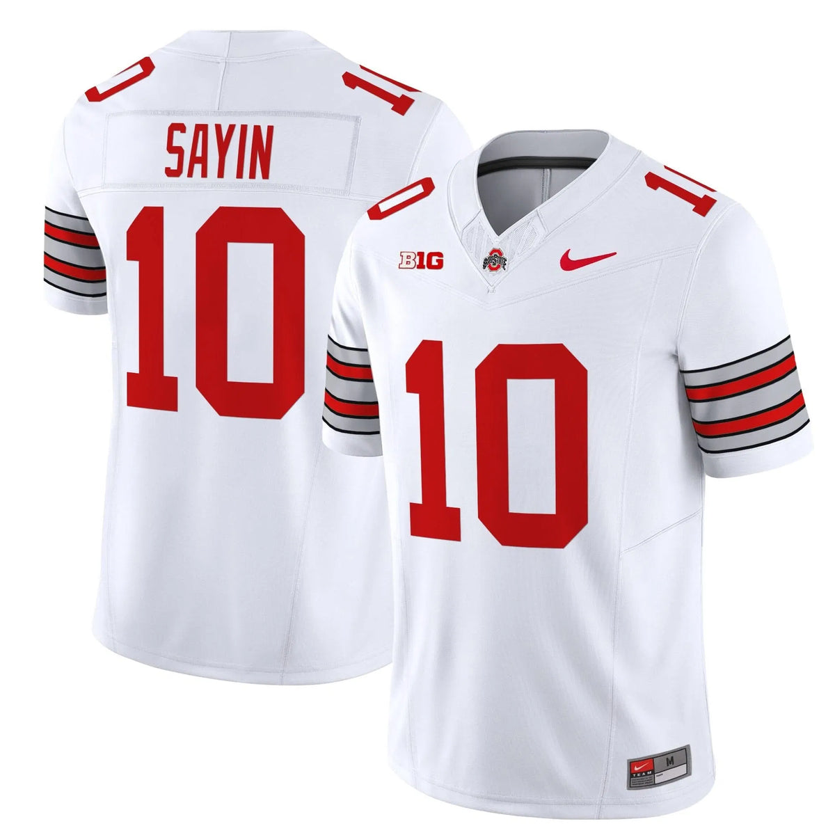 Personalized OSB 'Heritage Stripe' 2026/26 Vapor Limited Jersey - White / Julian Sayin Stitched