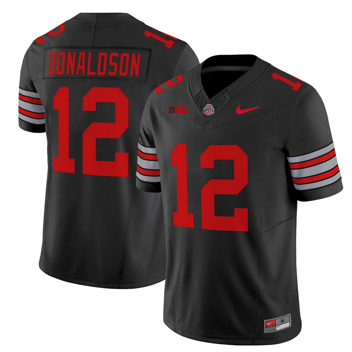 Personalized OSB 'Heritage Stripe' 2026/26 Vapor Limited Jersey - Black / CJ Donaldson Stitched