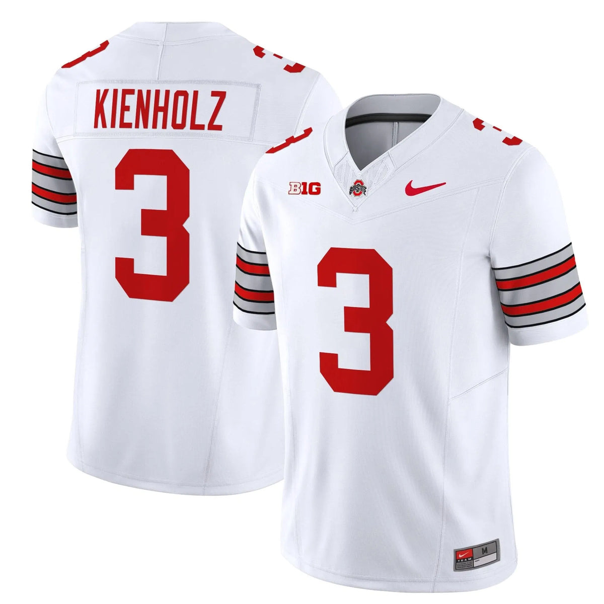 Personalized OSB 'Heritage Stripe' 2026/26 Vapor Limited Jersey - White / Lincoln Kienholz Stitched
