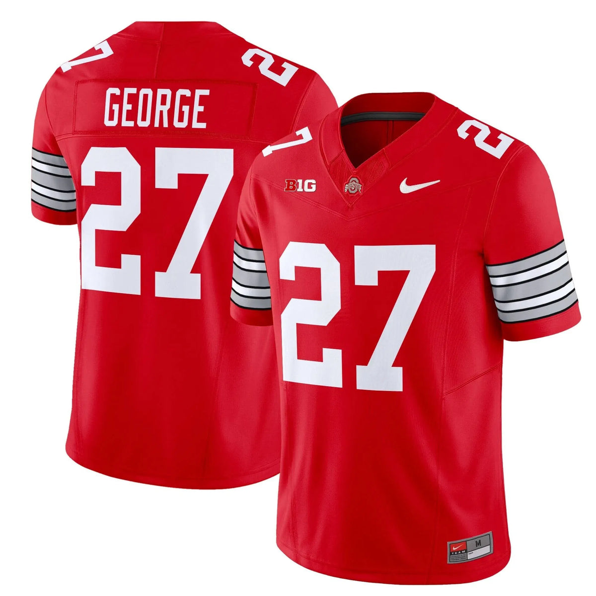 Personalized OSB 'Heritage Stripe' 2026/26 Vapor Limited Jersey - Red / Eddie George Stitched