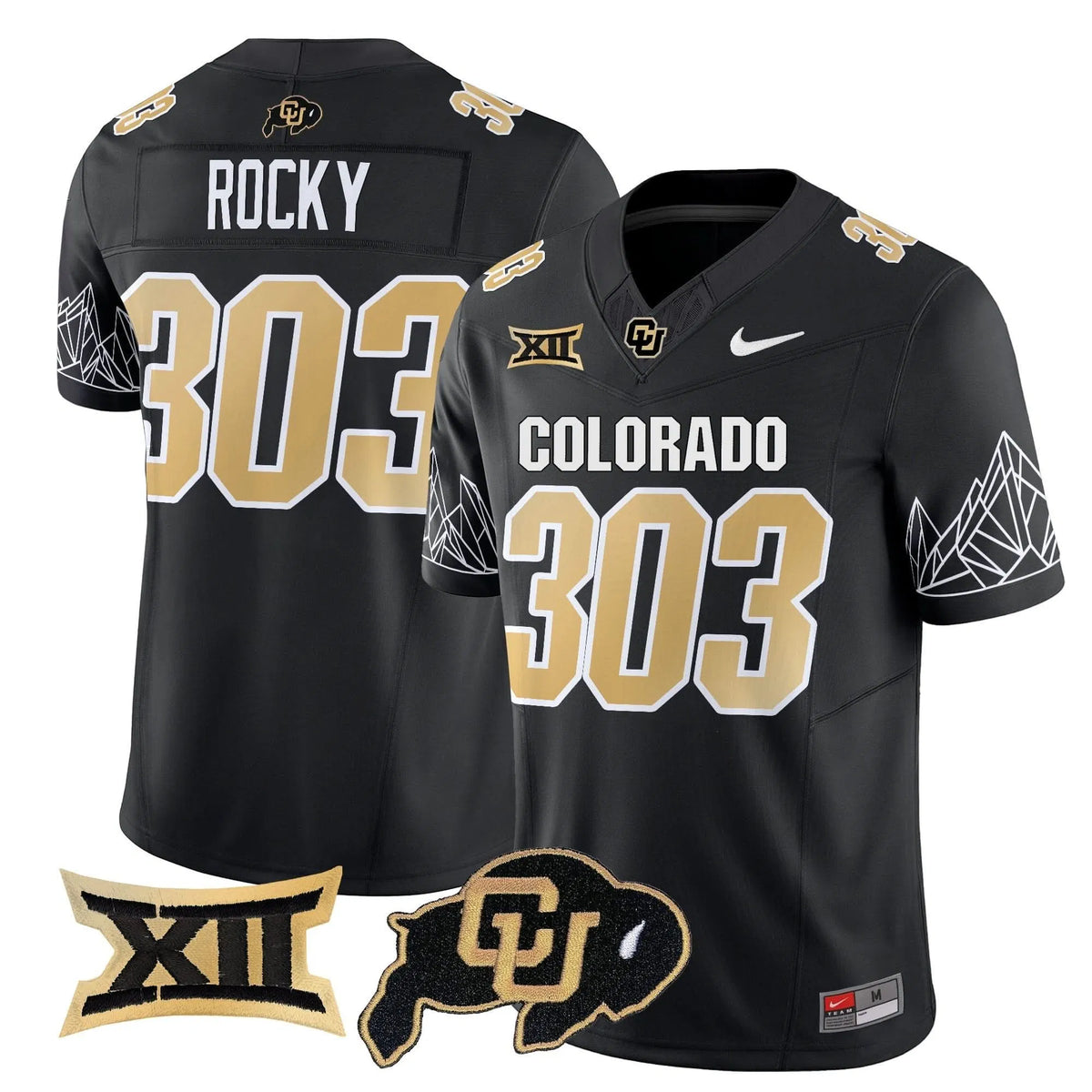 Personalized CB 2026 Vapor Limited Jersey V2 - Black / Rocky 303 Stitched
