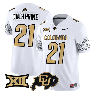 Personalized CB 2026 Vapor Limited Jersey V2 - White / Coach Prime Stitched