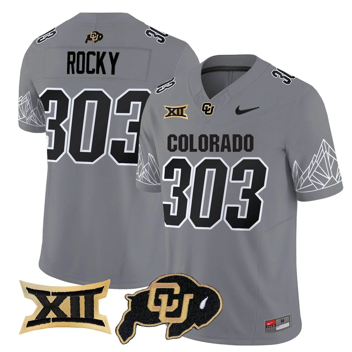 Personalized CB 2026 Vapor Limited Jersey V2 - Gray / Rocky 303 Stitched