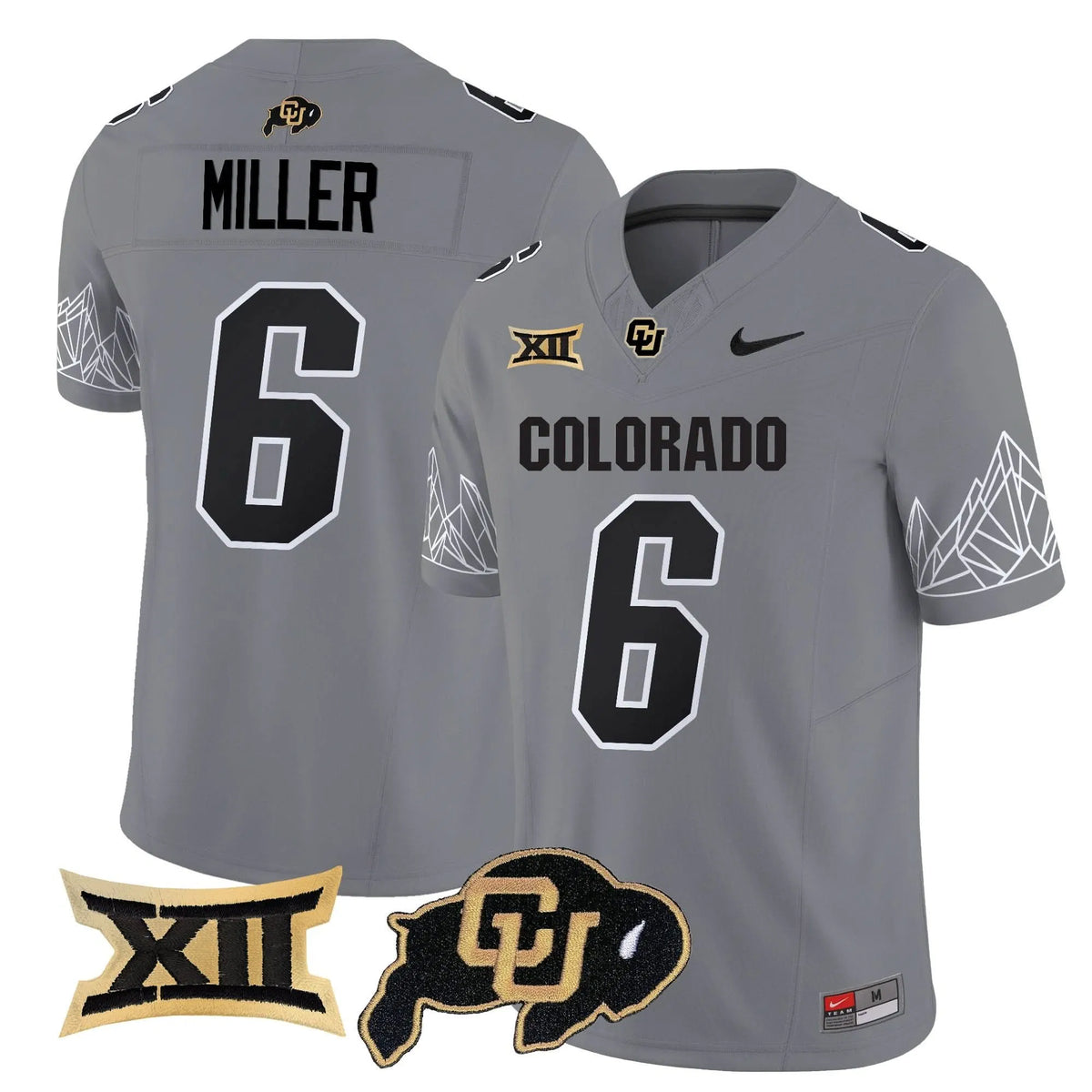 Personalized CB 2026 Vapor Limited Jersey V2 - Gray / Drelon Miller Stitched