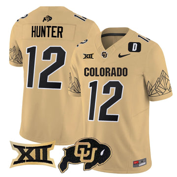 Personalized CB 2026 Vapor Limited Jersey V2 - Gold / Travis Hunter Stitched