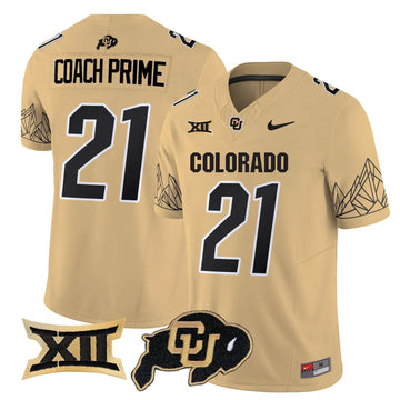 Personalized CB 2026 Vapor Limited Jersey V2 - Gold / Coach Prime Stitched