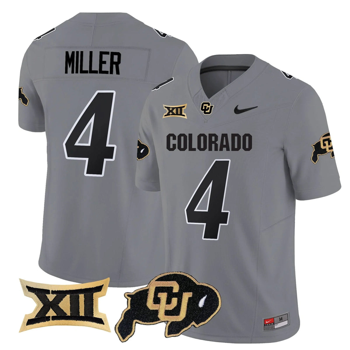 Personalized CB 2026 Vapor Limited Jersey - Gray / Omarion Miller Stitched