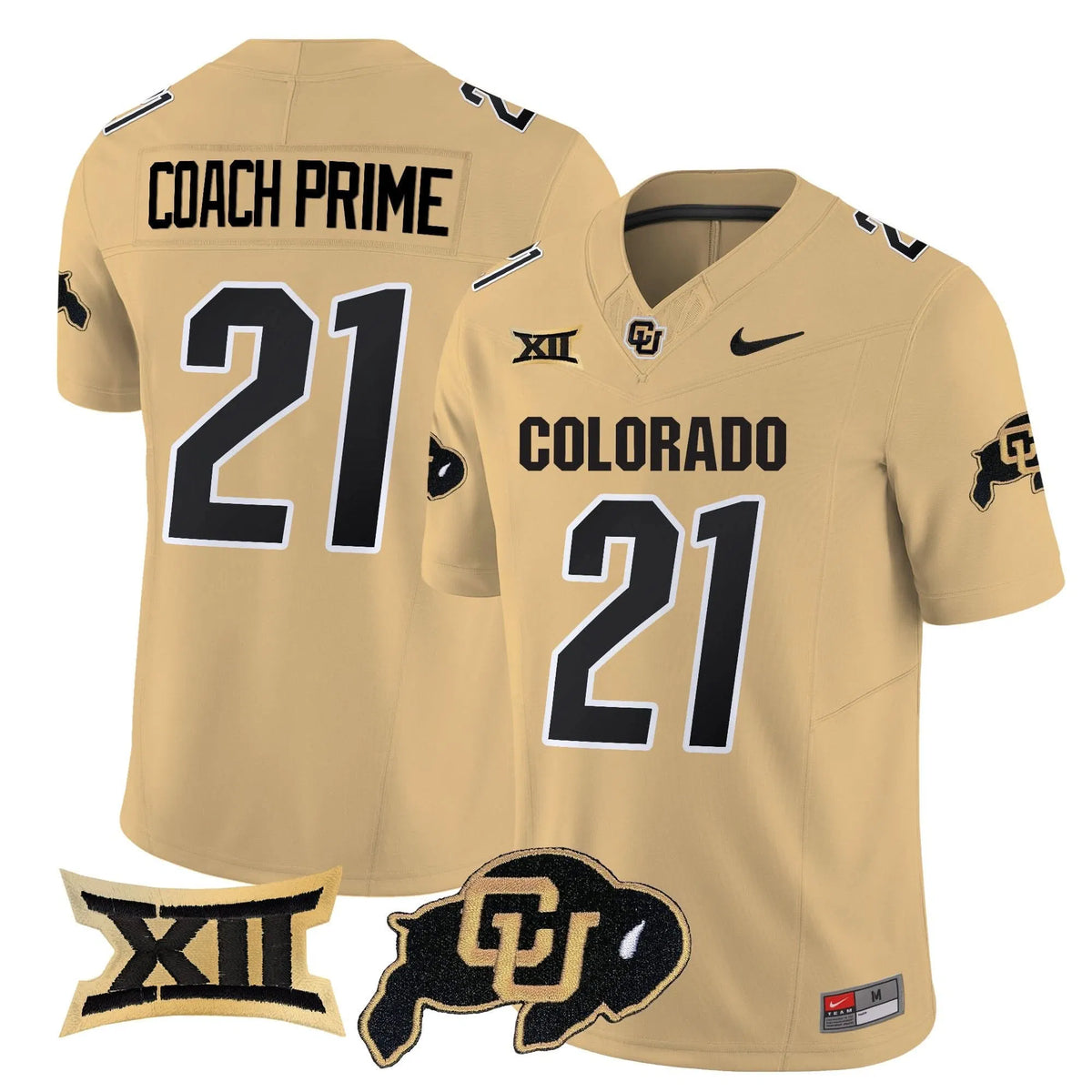 Personalized CB 2026 Vapor Limited Jersey - Gold / Coach Prime Stitched