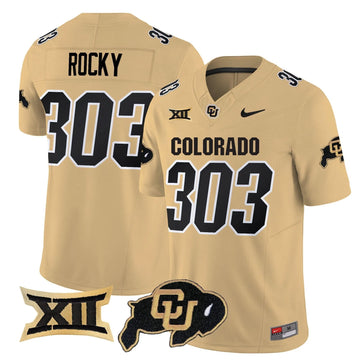 Personalized CB 2026 Vapor Limited Jersey - Gold / Rocky 303 Stitched