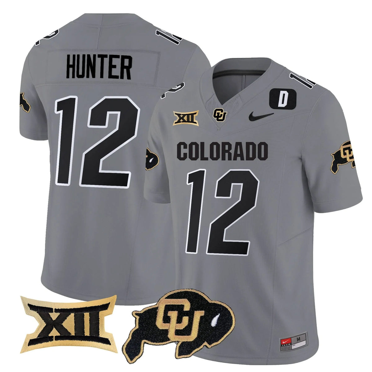 Personalized CB 2026 Vapor Limited Jersey - Gray / Travis Hunter Stitched