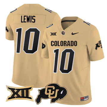 Personalized CB 2026 Vapor Limited Jersey - Gold / Julian Lewis Stitched