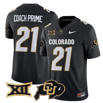 Personalized CB 2026 Vapor Limited Jersey - Black / Coach Prime Stitched
