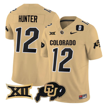 Personalized CB 2026 Vapor Limited Jersey - Gold / Travis Hunter Stitched
