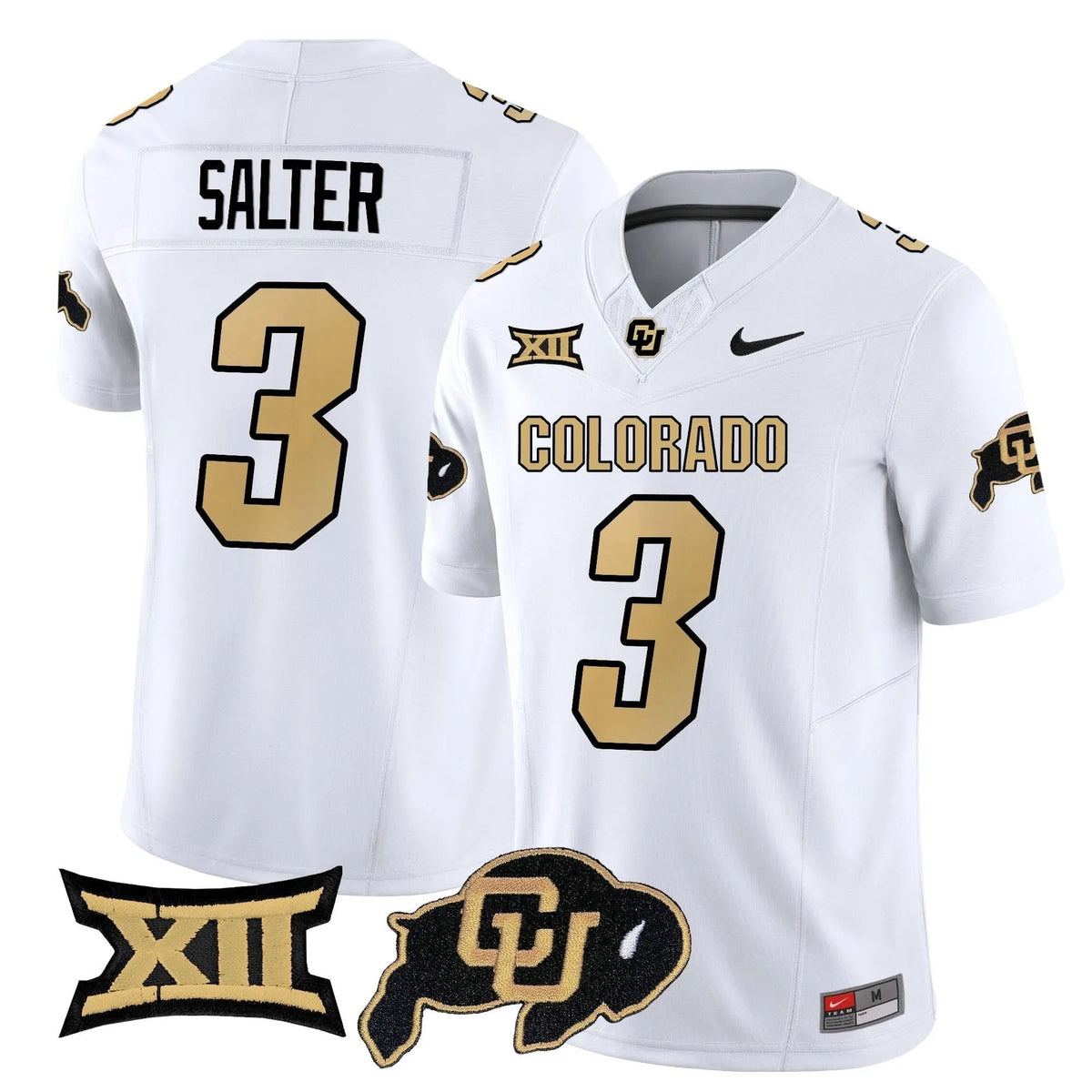 Personalized CB 2026 Vapor Limited Jersey - White / Kaidon Salter Stitched