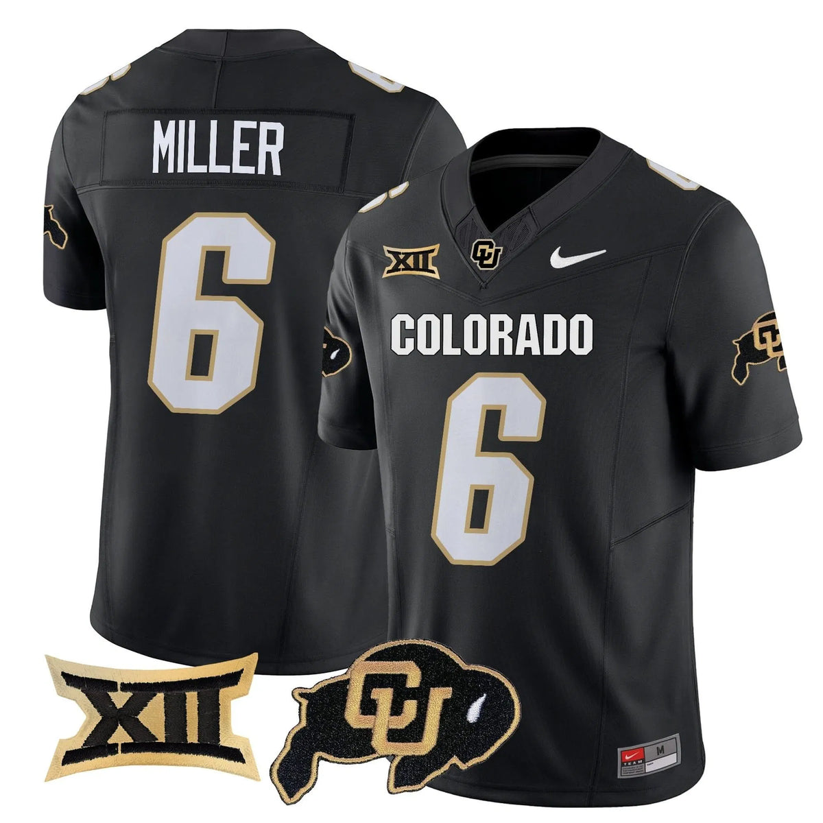 Personalized CB 2026 Vapor Limited Jersey - Black / Drelon Miller Stitched