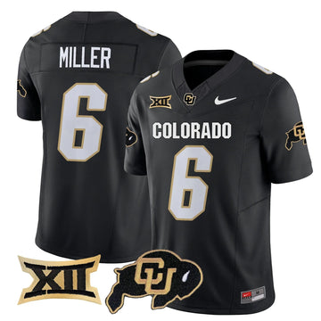 Personalized CB 2026 Vapor Limited Jersey - Black / Drelon Miller Stitched