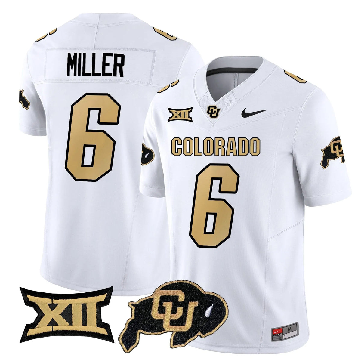 Personalized CB 2026 Vapor Limited Jersey - White / Drelon Miller Stitched