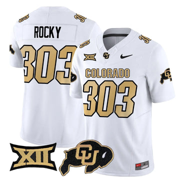 Personalized CB 2026 Vapor Limited Jersey - White / Rocky 303 Stitched