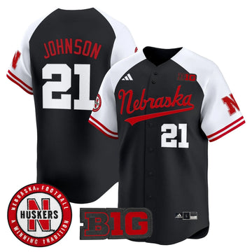 Personalized NC 2026 Vapor Baseball Jersey - Stitched - Black Alternate / Emmett Johnson Stitched