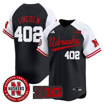 Personalized NC 2026 Vapor Baseball Jersey - Stitched - Black Alternate / Lincoln 402 Stitched